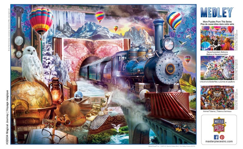 Masterpieces 300 Piece EZ Grip Jigsaw Puzzle - Magical Journey - 18"x24" - Image 4